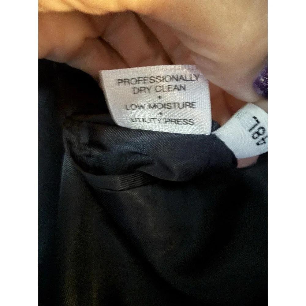 Hart Schaffner Marx Blazer Sport Coat Mens 48L Blue Gold Button USA Jacket